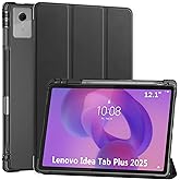 ProCase Smart Case for Lenovo Idea Tab Plus 12.1 Inch 2025, Slim Light Cover Trifold Stand Hard Shell Folio Smart Protective 
