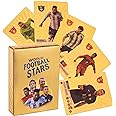 Gifts for Kids, World Cup Football Star Card, UEFA Champions League Gold Foil Cards, Soccer Cards Packs Collection Cards,No R