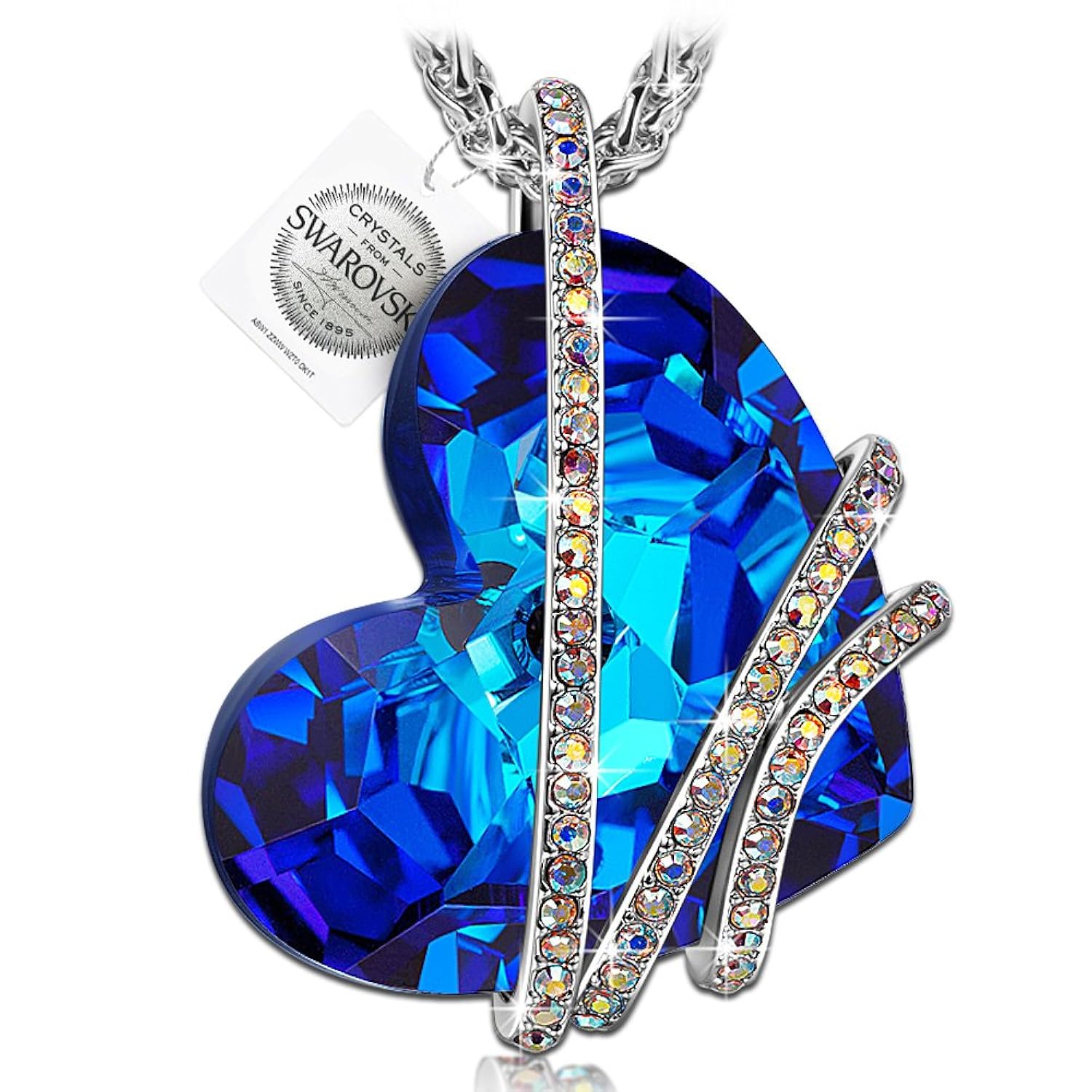 PAULINE MORGEN Amor Venecia Collar para Mujer fabricados con cristales SWAROVSKI y