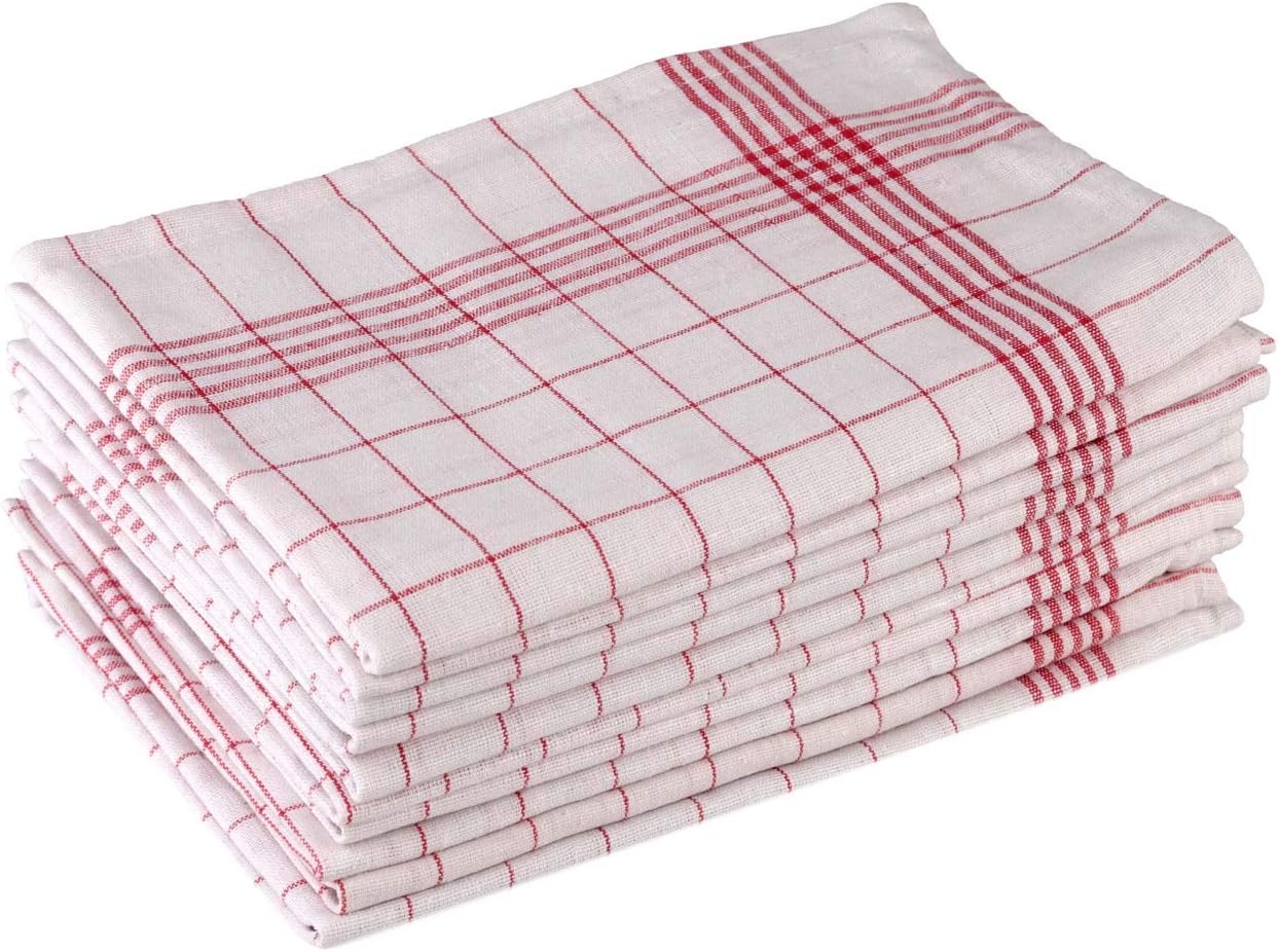 Sterzbachs 10er Set Geschirrtücher mit Aufhänger, Küchentücher aus 100% Baumwolle - Küche ...
