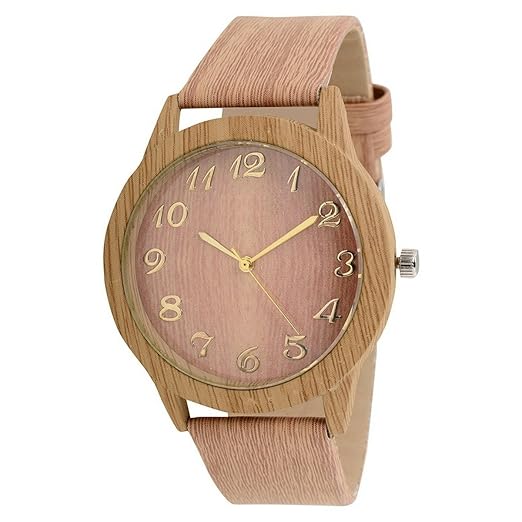 On Time Octus Wooden Print Analog for Mens and Womens