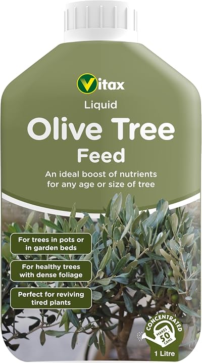 Vitax Olive Tree Liquid Feed 1 Litre Makes 50 Cans Suitable For Pots & Borders