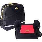 One Size, Black, TravelSmarter Booster Seat, 1 LBS, Lightweight, Compact, Portable Booster Seat - Perfect for Travel and Everyday Child Safety