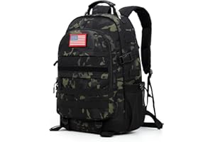 outdoor plus Camo Backpack for Boys,Military Teen Backpack with USB Port, Army Bookbag for School