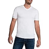 Fila Men's V-Neck Cotton T-Shirt 4 Pack