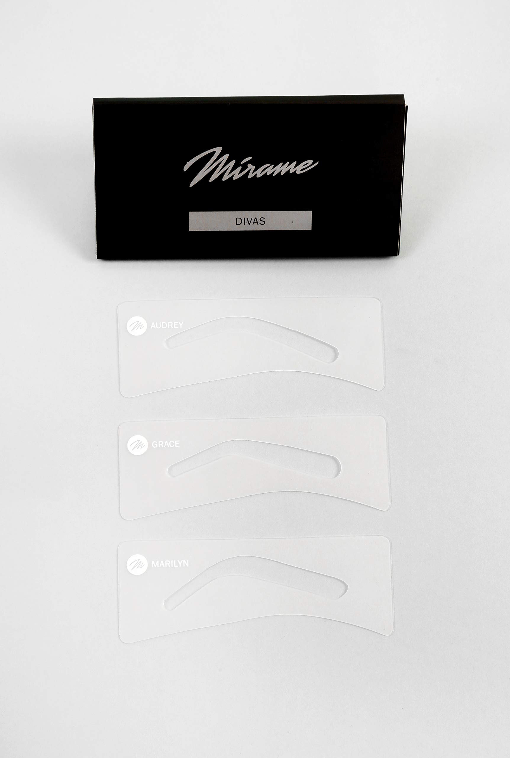 Mírame Lashes & Brows, Set & Makeup Kit (Stencil Divas) – Pack of 3