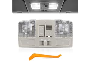 Turvysen Overhead Console w/Sunroof Switch & Dome Light Fit for Mazda 3 2010 2011 2012 2013, LED Cab Interior Ceiling Roof Ma