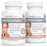 Phytoceramides Anti-Aging Skin Hydration Supplement, 120 Capsules | Rice-derived phytoceramides to support skin hydration, elasticity, smoother-looking skin, and a more youthful appearance.
