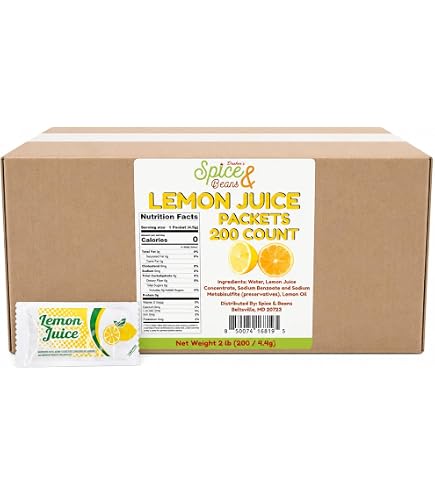 Amazon.com : DAJEONGHEON Organic Lemon Juice Stick Packets - 100