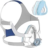 Improved Frame Set for Airfit F20, Includes Full Face Cushion Medium, Head Strap, Frame & Clips, 2 PCS CPAP Strap Covers, Enhanced Comfort CPAP Supplies by MEDICOLOR (M)