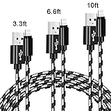 3pack (3/6/10FT) charger cable Phone Cable charger