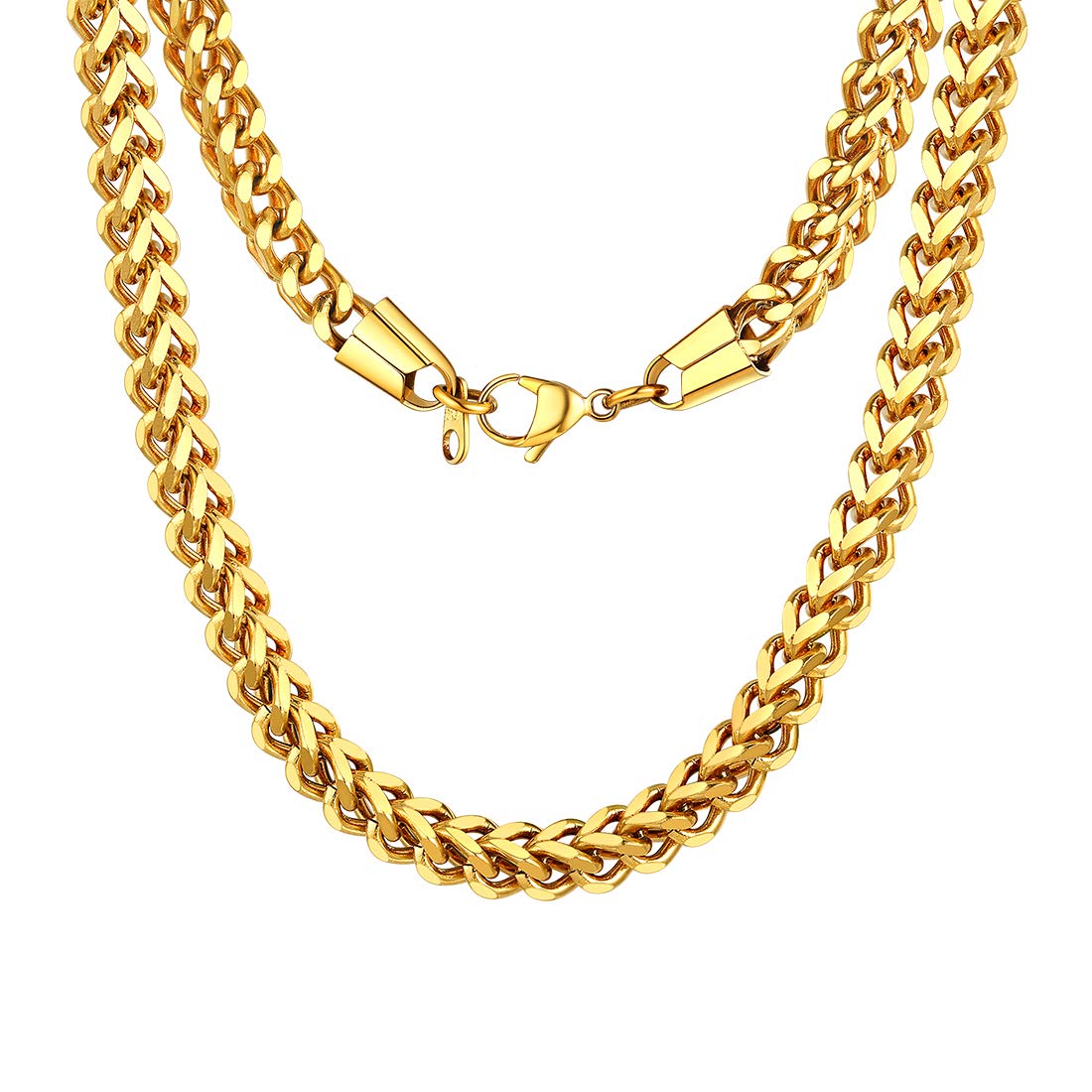 U7 Gold Chain Necklace for Men Jewellery Necklaces Cuban Chains Mens