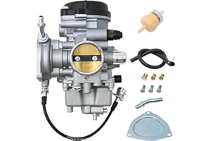 Anxingo Carburetor Replacement for Yamaha Big Bear Kodiak 400 450 Grizzly Wolverine 350 450 Bruin 250 350 YFM400 YFM250 YFM35
