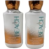 Bath and Body Works At The Beach Super Smooth Body Lotion 8 Oz -2 Pack (At The Beach)