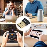 Haisheng 5.0 Bluetooth USB Adapter Dongle Receiver Transmitter for PC Windows view 7