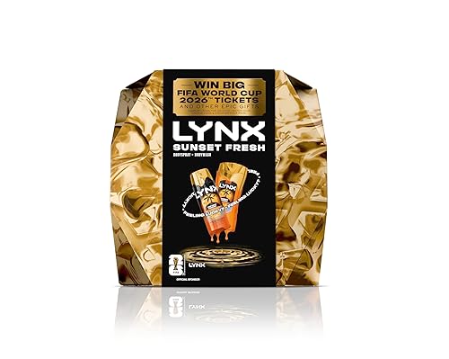 Lynx Sunset Fresh Win Big Gift Set with a body wash and body spray for a chance to win FIFA World Cup 2026™ tickets 2 piece