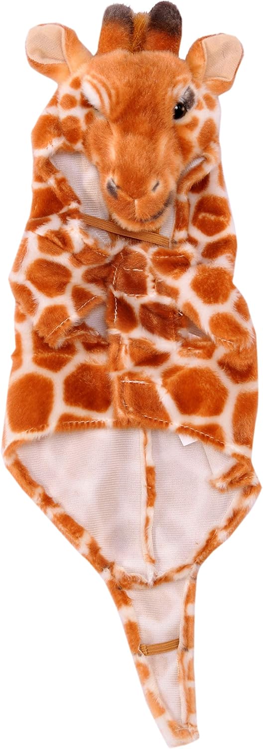 Official Rubie's Giraffe Pet Dog Hoodie Costume, Size Small Halloween Halloween, Multi - Image 3