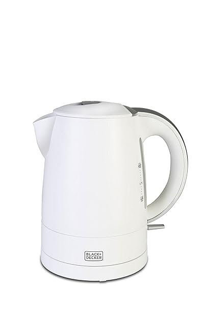 Black + Decker BD BXKE0101IN 1-Litre Electric Kettle (White)