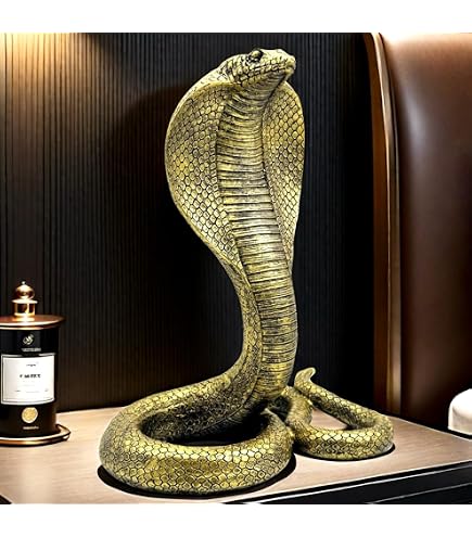 Amazon.com: US 13 Inch King Cobra Snake Animal Figure Coiled