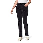 Bandolino Womens Mandie Corduroy High Rise Straight Leg Pant Standard