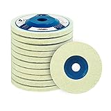 SALI 10 Pcs 4-1/2 Inch Wool Felt Polishing Wheel
