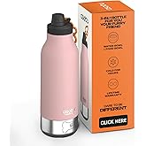 Asobu Dog Barky Bottle – Insulated Stainless Steel Water Bottle with 2 Removable Dog Bowls for Food, Treats & Water – Pet-Friendly Travel Bottle for Hiking, Road Trips & Outdoor Adventures