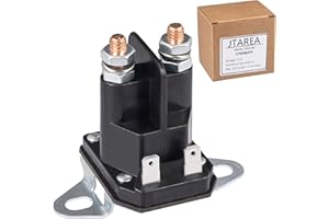 JTAREA 1755382YP Starter Solenoid 12V Lawn Mower Tractor Solenoids Replacement Parts for 35510 Countax 44814800 Husqvarna 5321384-06 5321461-54 Snapper 1-8604 Toro 47-1910 740207