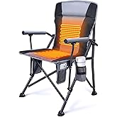 Docusvect Heated Camping Chair - Fully Padded Heated Chairs Outdoor Sports, Battery NOT Included