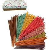 Hosley 480-Pack Assorted Incense Sticks Gift Set – 12 Fragrances Including Nag Champa, Lavender & Dragon’s Blood – Long Lasting Aromatherapy Incense for Meditation, Yoga & Home Fragrance