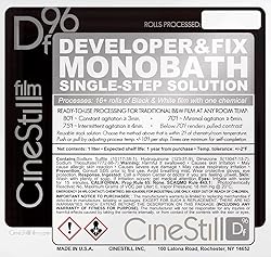 Cinestill DF96 Developer and Fix Monobath for Black