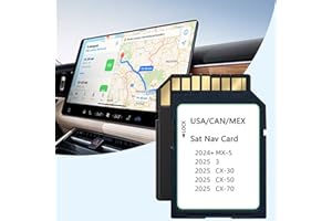 ROCKETEK 2025 Upgraded Navigation SD Card Map Compatible with 2024+ MX-5, 2025 3/ CX-30, 2025 CX-50 / CX-70 KR9D 66 EZ1, Latest Version Navigation SD Card Map USA/CAN/MX KR9D66EZ1