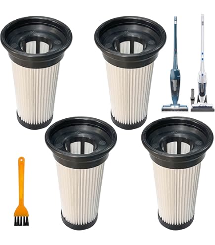 Filtres HEPA Pour Aspirateur Trucozie T350 - Lot De 2, Filtration Fine, Construction ABS Durable