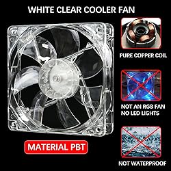 2 Pack 120mm 12cm 12025 DC Fan 12V 120 x 120 x 25