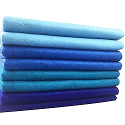 4pcs Thick 1.4mm Soft Felt Fabric Sheet Assorted