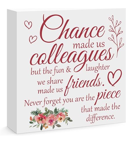 Work Bestie Gifts – Coworker Leaving Goodbye Gift For Women, Fun Farewell Present For Colleagues, Friends, Office