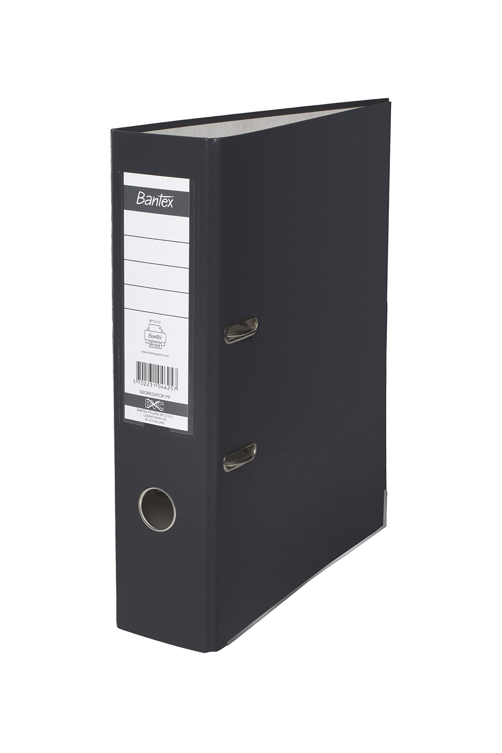 Bantex A4 Folder, 8 cm Wide, 15% More Capacity Than Standard folders, Pack of 20, 100551795, Graphite