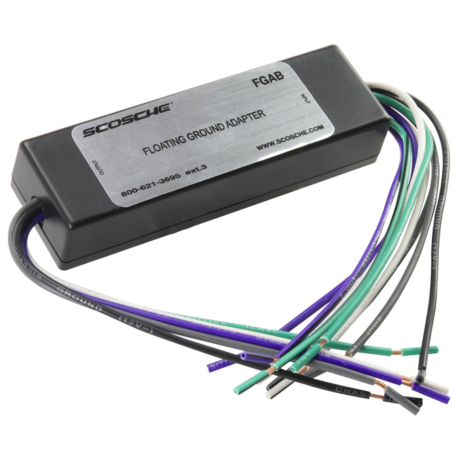 Amazon.com: Scosche FGAB Car Stereo Floating Ground Adapter: Car Electronics