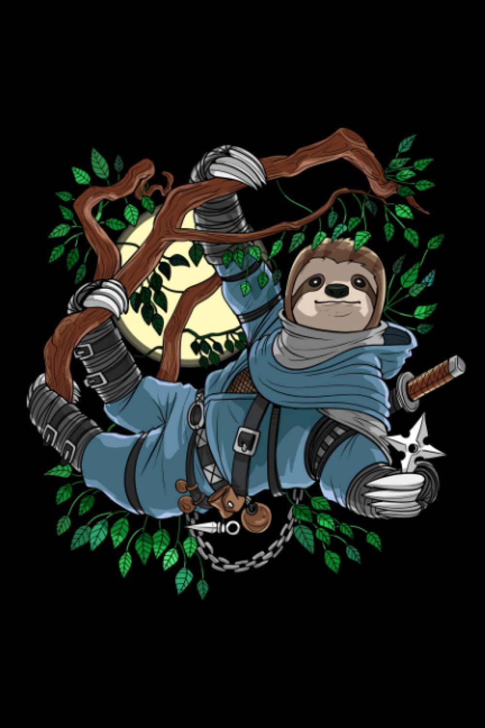 Martial Arts Notebook: Sloth Ninja Samurai Martial Arts Notebook