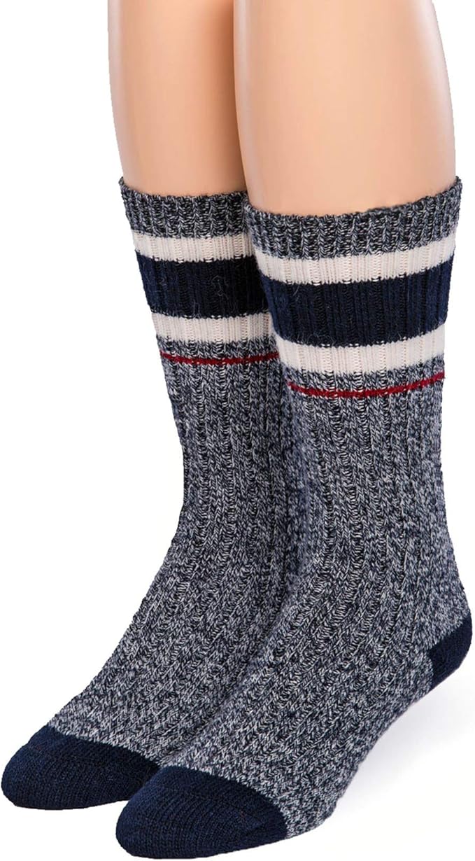 Warrior Alpaca Socks Unisex, Thermal 60 Alpaca Wool Ragg Socks for