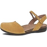 Dansko Rowan Sandal for Women - Memory Foam and Cork Footbed for Comfort and Arch Support - Lightweight Rubber Outsole for Long-Lasting Wear - Versatile Casual to Dressy Footwear