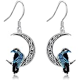S925 Sterling Silver Animal Dangle Earrings Elephant/Raven/Bee/Dragonfly/Lizard/Frog/Capybara/Squirrel/Bird/Greyhound/Moth/Snake Gifts For Women Female