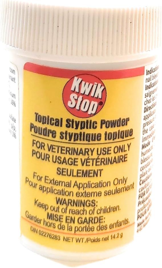 Kwik Stop Topical Styptic Powder Amazon.ca Pet Supplies