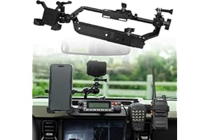 ITrims Car Phone Mount for Ford Bronco 2021-2025 2026 Center Console Multi-Mount Integrated Dash Holder Digital Device Camera