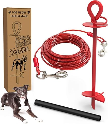 Strongest dog tie out cable Clearance