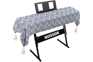MOOSON Waterproof Keyboard Cover - Soft Thick & Durable - Geometric Pattern - Universal Fit for 61/76/88-Key Digital Piano Ke