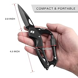 FUNBRO Multitool Carabiner with Pocket