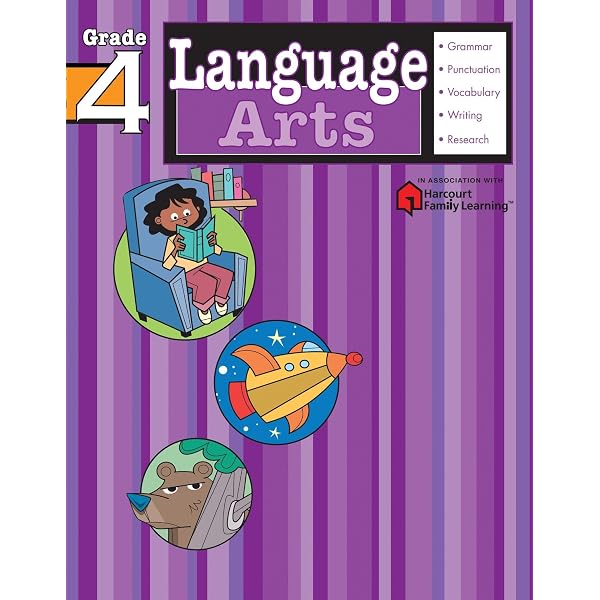 Language Arts: Grade 5 (Flash Kids Harcourt Family Learning