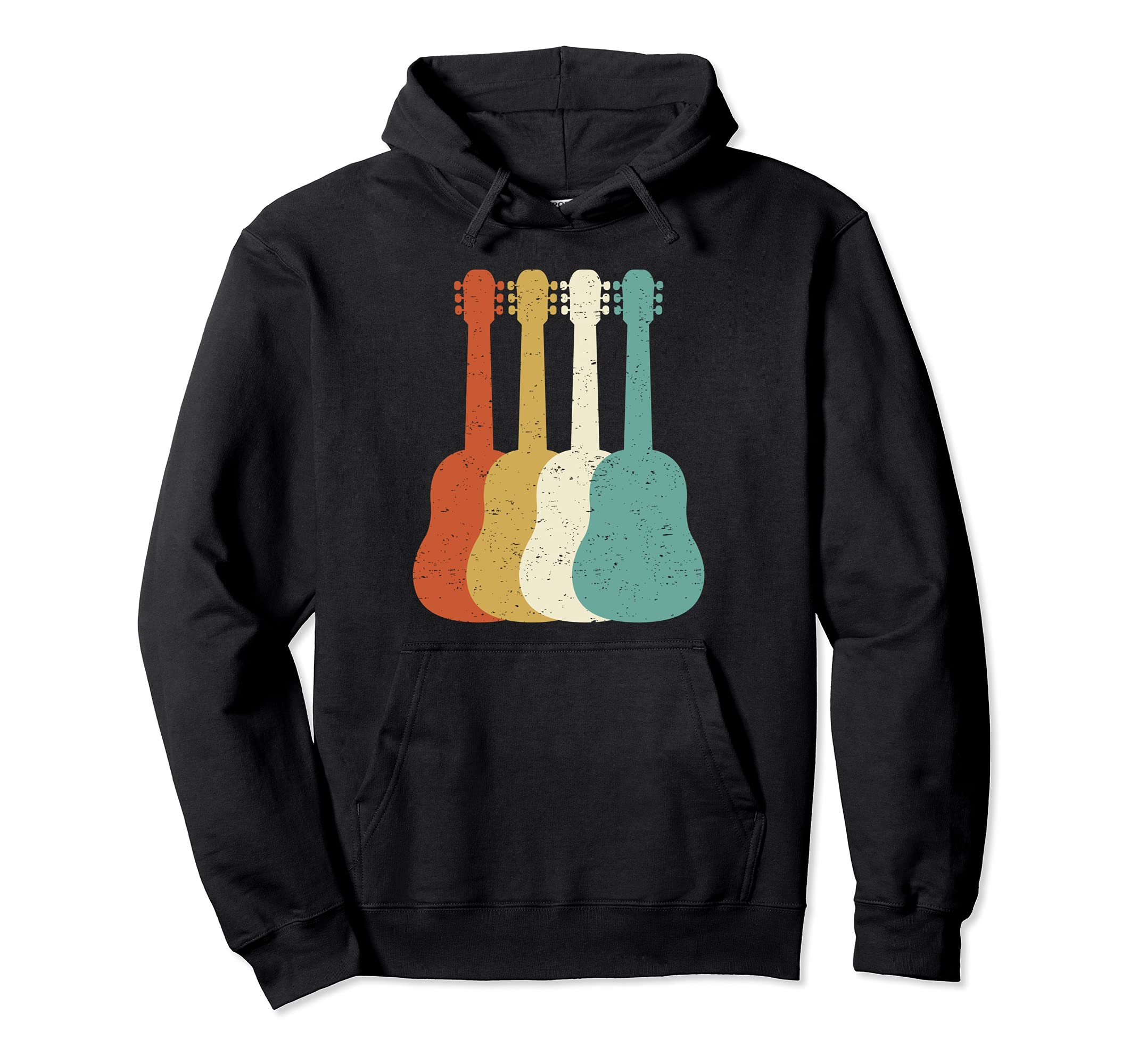 Retro Guitar Player Saying Guitarist I Vintage Guitars Pullover Hoodie