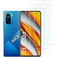[3 Pack] KELOLIN Tempered Glass Screen Protector for Xiaomi Poco F3 Easy to Install, Anti-Scratch, Anti-Fingerprint, No-Bubble, HD Screen Protector Compatible with Xiaomi Poco F3
