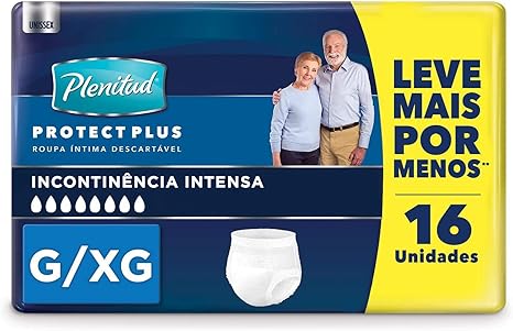 Plenitud Roupa Íntima Proctect Plus, 16 unidades